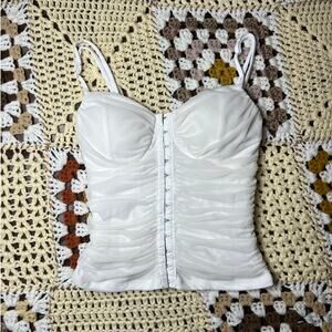 y2k moa moa corset top